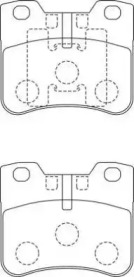 Комплект тормозных колодок AISIN ASN-248